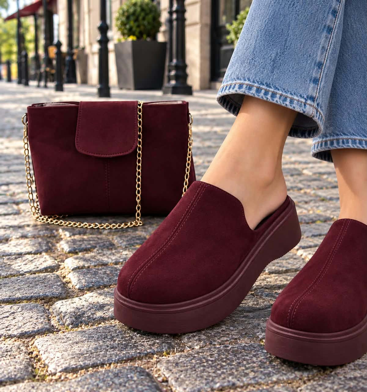 SABOT AVEC POCHETTE  صابو مع بوشات